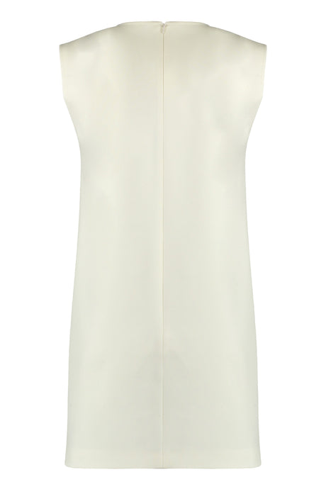 MAX MARA Elegant Wool Dress with Straight Cut