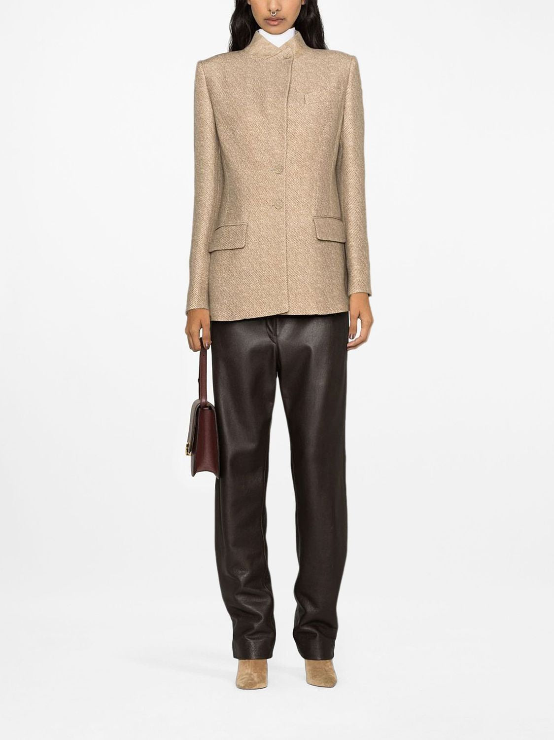 FENDI Double Print Wool Jacket for Women - FW22 Collection