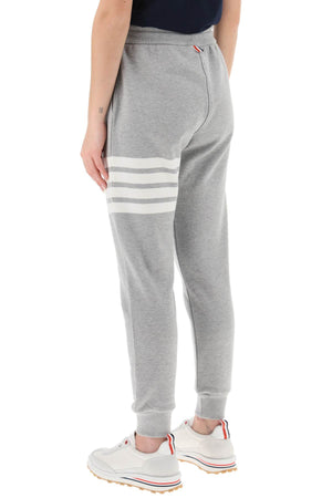 THOM BROWNE Women's Grey 4-Bar Sweatpants for FW23