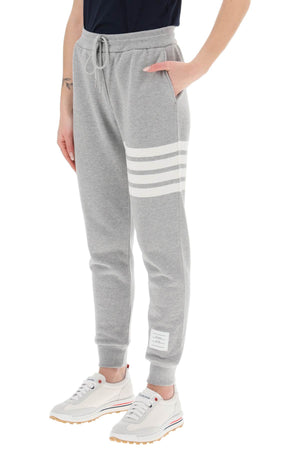 THOM BROWNE Women's Grey 4-Bar Sweatpants for FW23