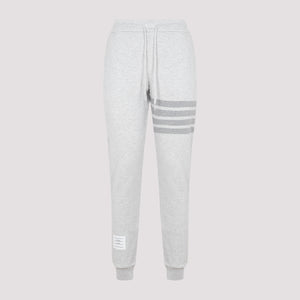 THOM BROWNE Women's Grey Tonal 4 Bar Sweatpants for FW23