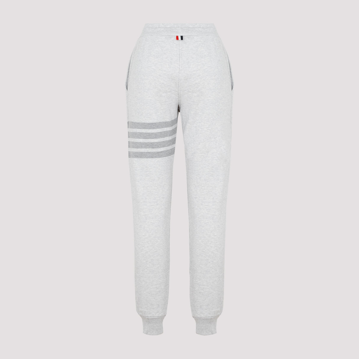 THOM BROWNE Women's Grey Tonal 4 Bar Sweatpants for FW23