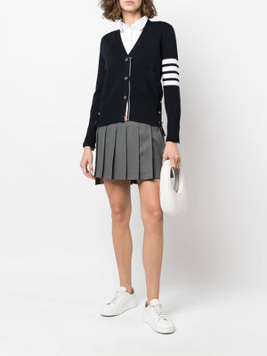 THOM BROWNE Women's 4-Bar Wool Cardigan