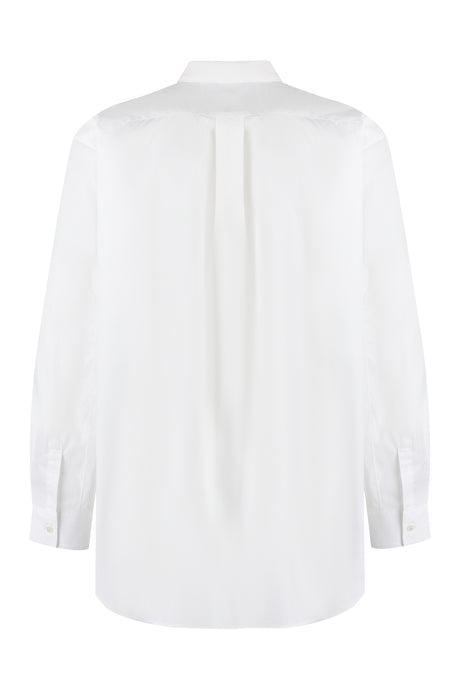 COMME DES GARÇONS SHIRT Mens White Cotton Shirt for FW23