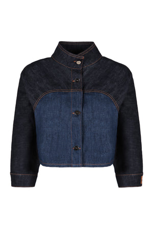 FENDI Two-Tone Denim Jacket for Women