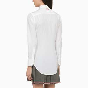 THOM BROWNE Fitted Poplin Shirt for Women - FW24