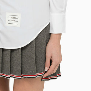 THOM BROWNE Fitted Poplin Shirt for Women - FW24