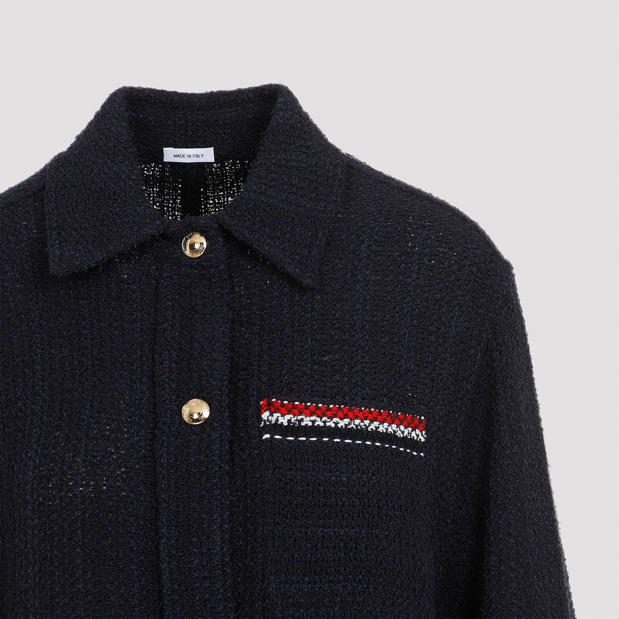 THOM BROWNE Contemporary Blue Shirt Jacket for Women