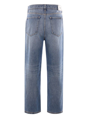 FENDI Signature Plaque Straight Leg Jeans