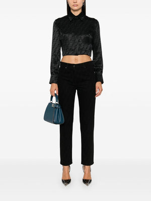 FENDI Slim Fit Mini Jeans for Women