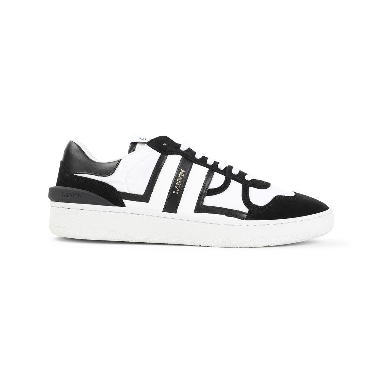 LANVIN Clay Men's Nylon and Leather Sneakers