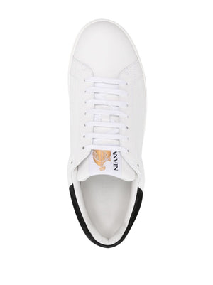 LANVIN Men's Leather Sneakers - Effortless Style for Fall 2024