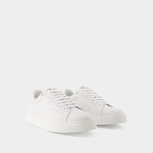 LANVIN Elegant White Sneakers for Men