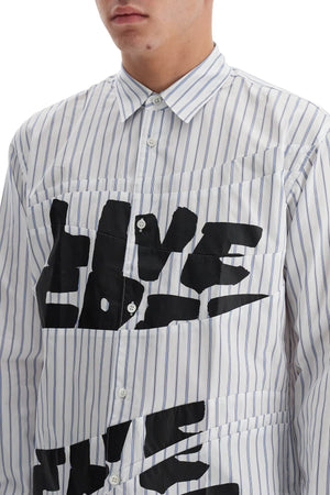 COMME DES GARÇONS SHIRT Live Free Printed Shirt - Size M