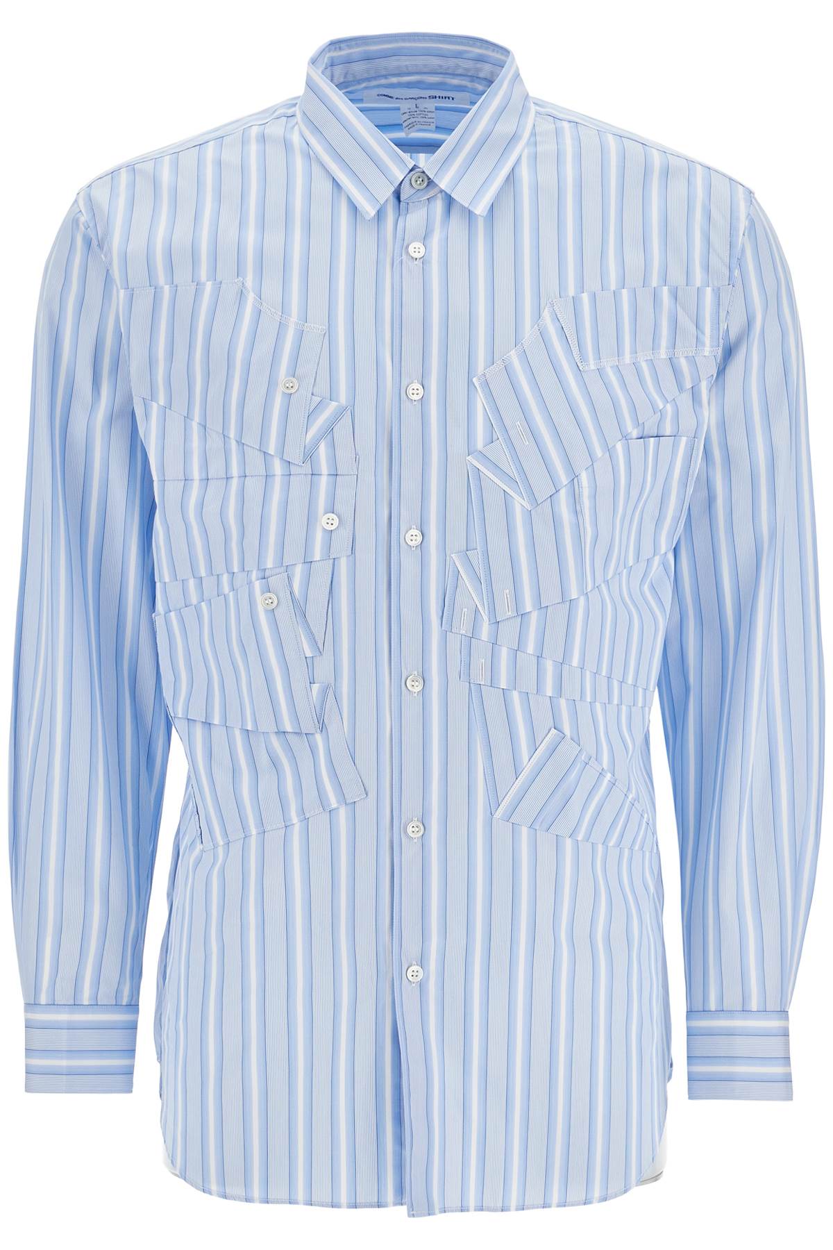 COMME DES GARÇONS SHIRT Classic Striped Cotton Poplin Shirt - Regular Fit