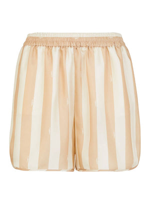 FENDI Chic Neutral Mini Shorts