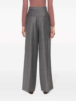 FENDI Sleek and Chic: Grey Straight Pants for Women