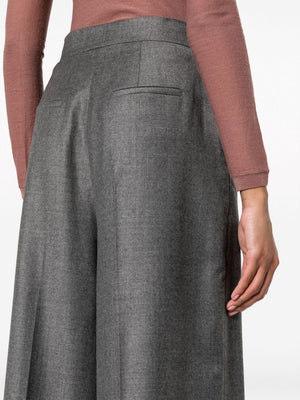 FENDI Sleek and Chic: Grey Straight Pants for Women