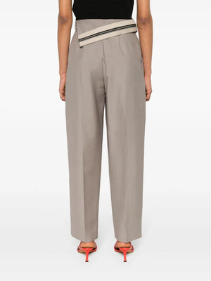 FENDI Asymmetrical Waistband Trousers