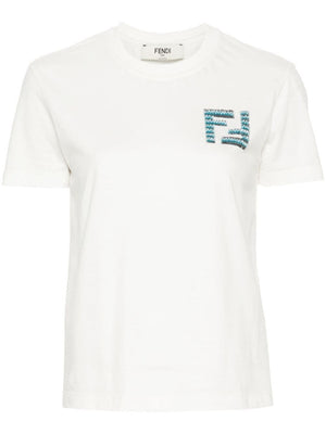 FENDI Iconic FF Motif T-Shirt for Women - Discover Effortless Chic