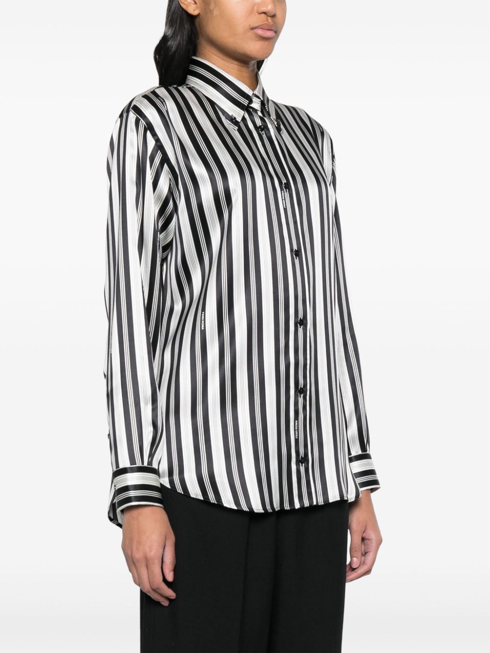 FENDI Classic Black Shirt for Women - 23FW Collection