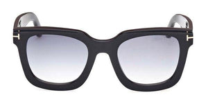 TOM FORD Leigh-02 Shiny Black Gradient Sunglasses