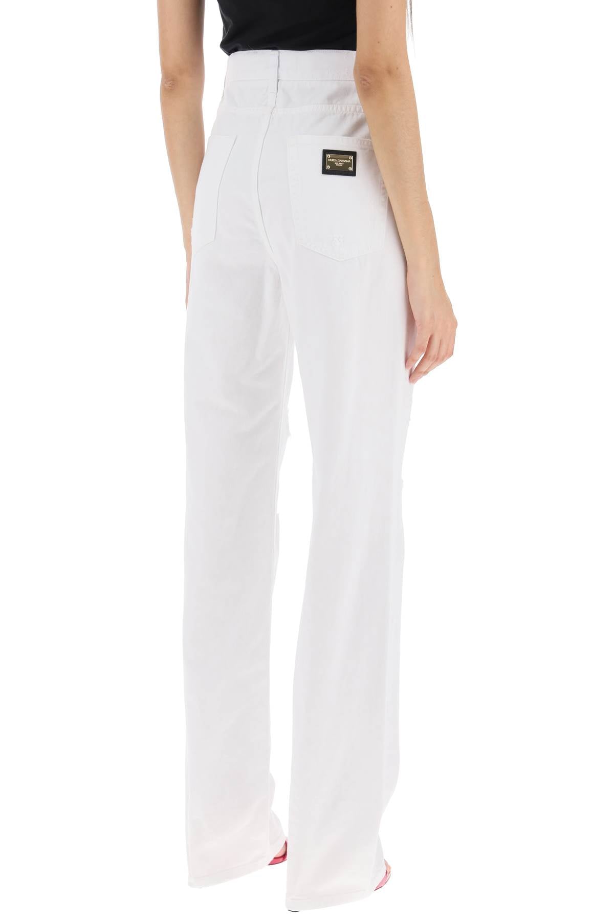 DOLCE & GABBANA 5-Pocket Straight-Leg Jeans for Women