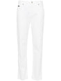 DOLCE & GABBANA Slim Fit White Stretch-Cotton Mini Jeans