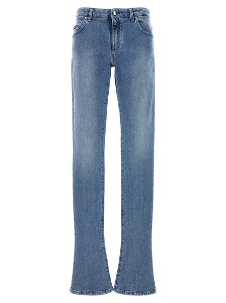 DOLCE & GABBANA Denim 5-Pocket Jeans for Women by D&G for FW23