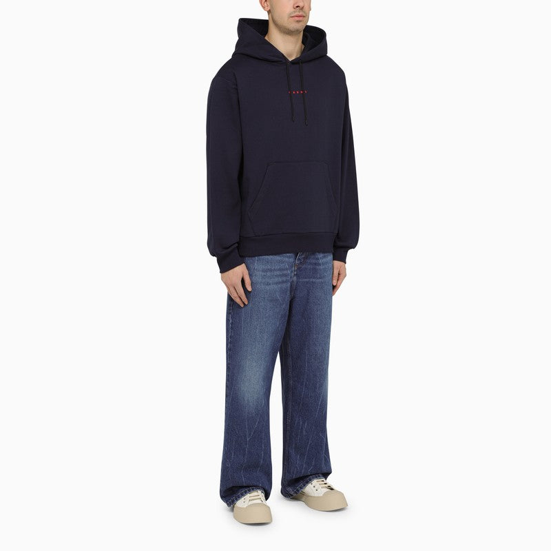 MARNI Pink Hoodie with Logo for Men