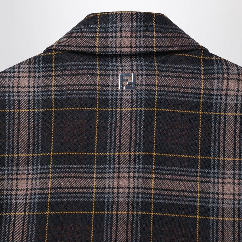 FENDI Tartan Go-To Jacket - Men’s Single-Breasted