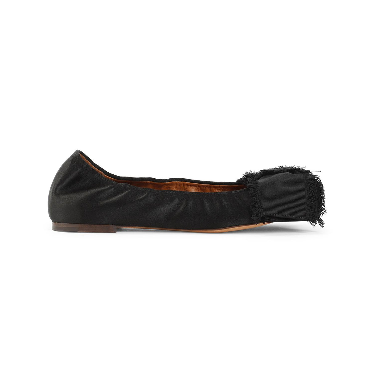 LANVIN Elegant Silk Bow Ballerinas for Women