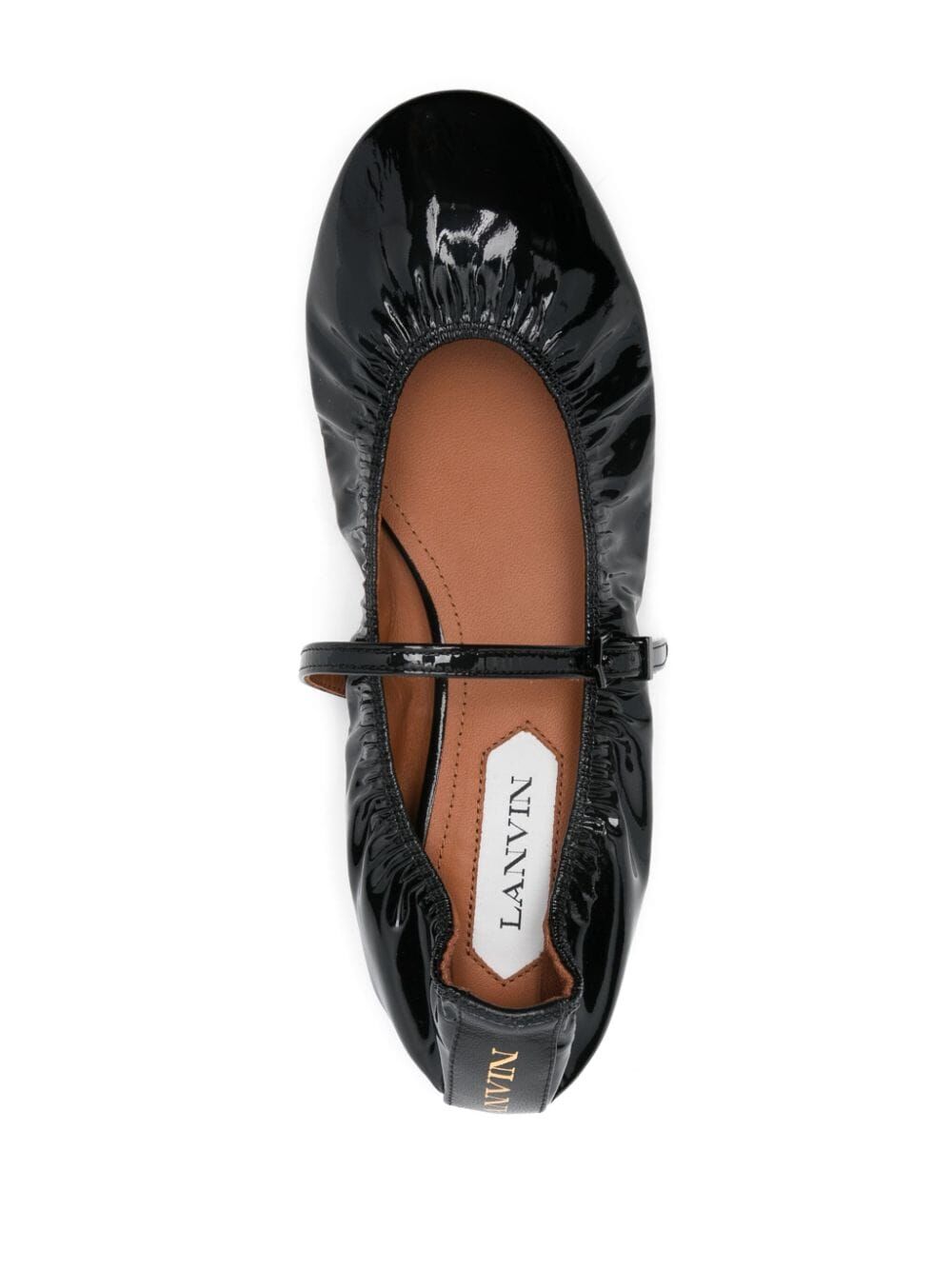 LANVIN Elegant Ballerina Shoes with Strap