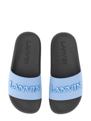 LANVIN Elegant Sandalwood Mini Sandals for Women