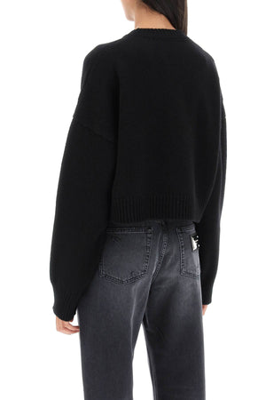 DOLCE & GABBANA Cozy Black Cashmere Wool Pullover for FW23