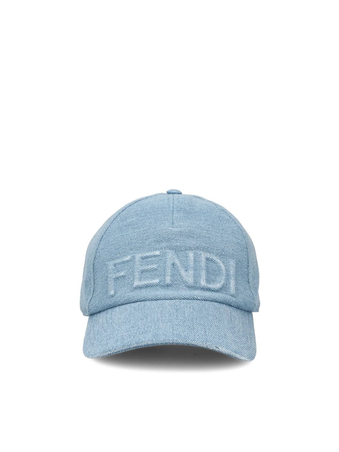 FENDI Chic Denim Baseball Cap for Women