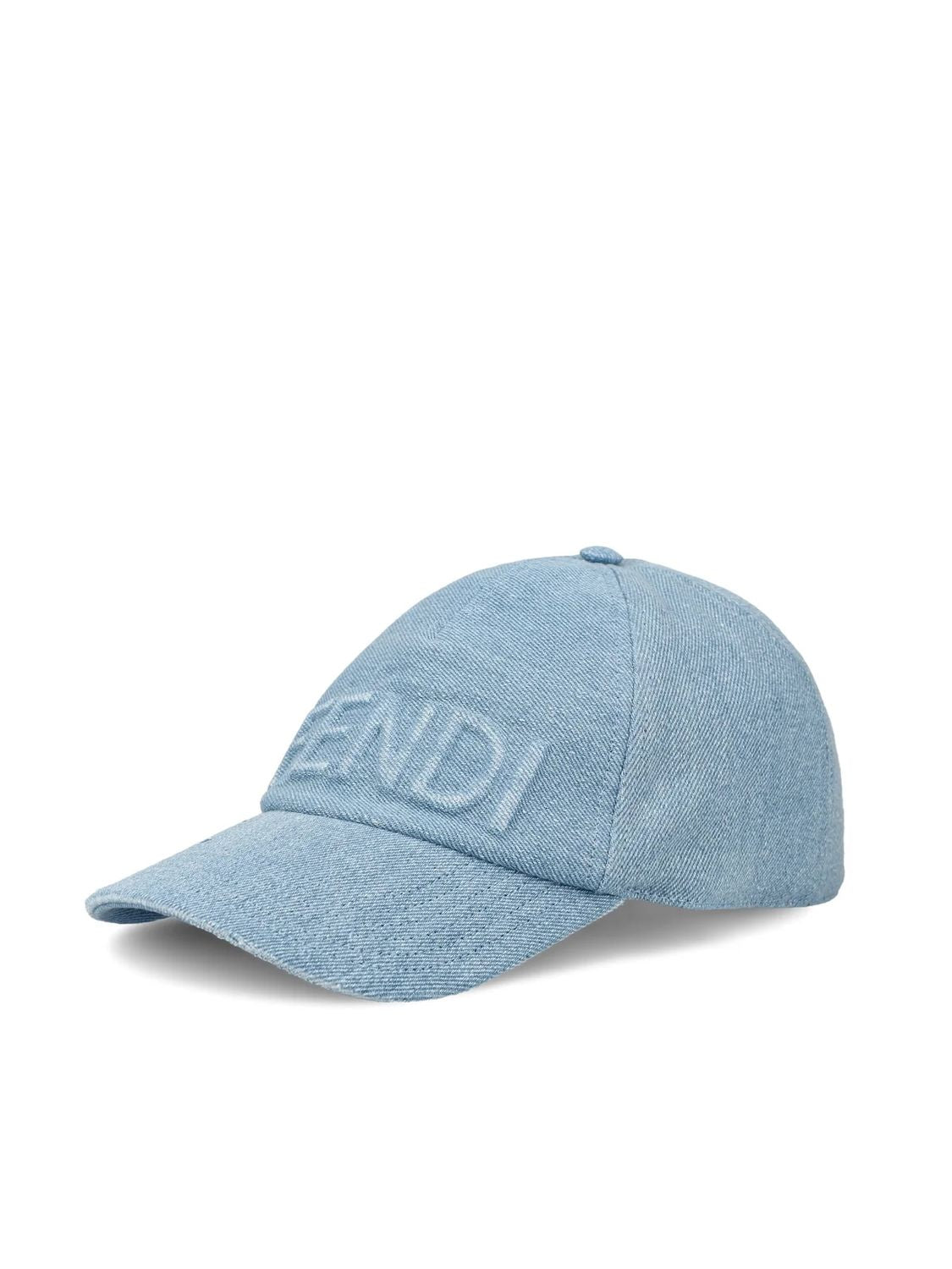 FENDI Chic Denim Baseball Cap for Women