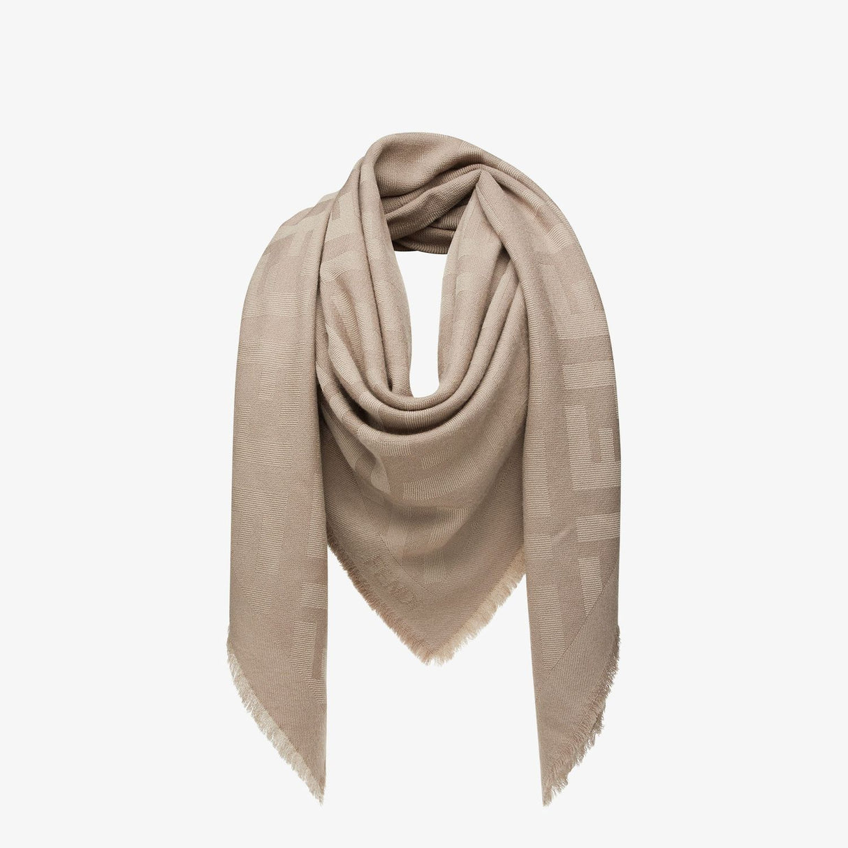 FENDI Chic Monogram Square Scarf 140x140