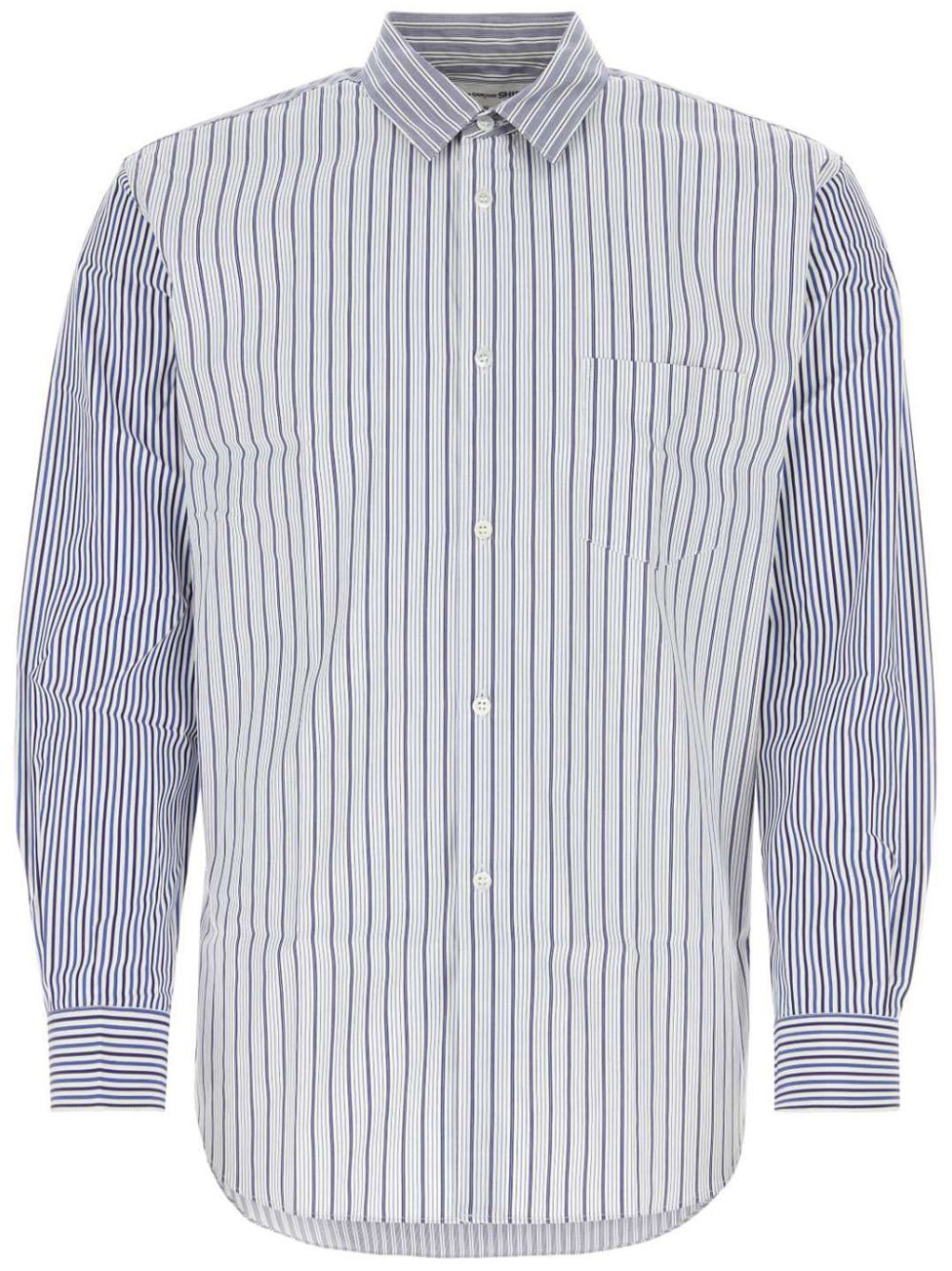 COMME DES GARÇONS SHIRT Men's Striped Mix Button-Up Shirt