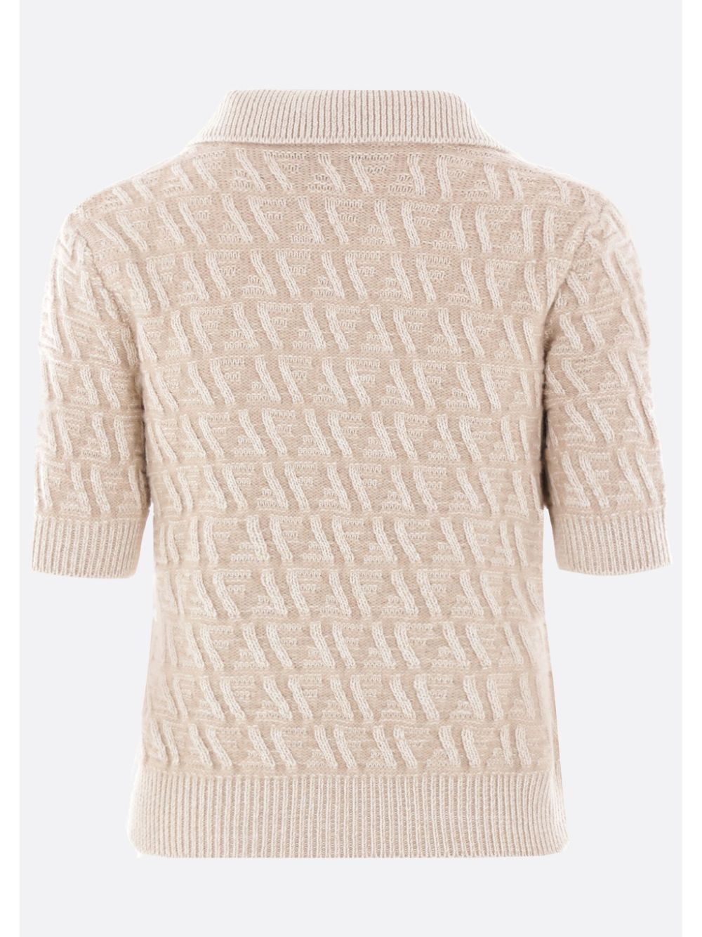 FENDI Wool and Cashmere Polo for Women