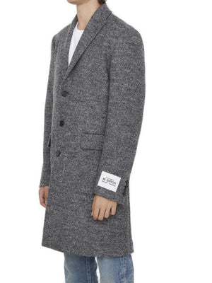 DOLCE & GABBANA Men's Single-Breasted Wool Jacket - FW23 Grey