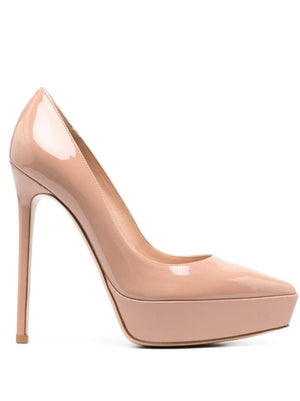 GIANVITO ROSSI Peach Patent Pumps for Women - FW23 Collection