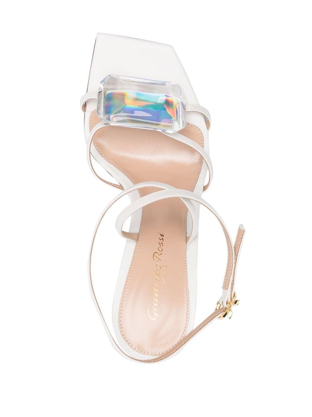 GIANVITO ROSSI White Jaipur Sandal for Women - Spring/Summer 2024