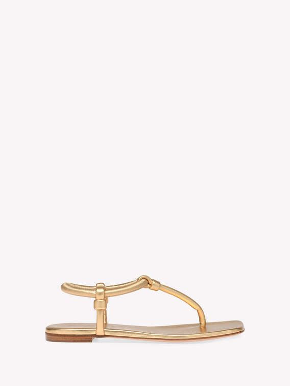 GIANVITO ROSSI Stylish Mekong Nappa Silk Sandals for Women