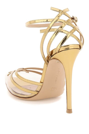 GIANVITO ROSSI Translucent Ankle Strap Pumps for Women - SS23 Collection