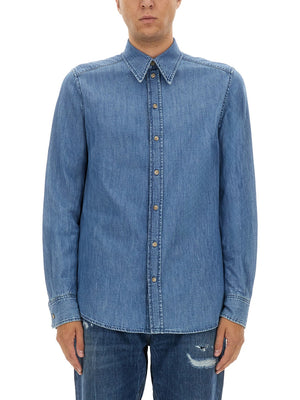 DOLCE & GABBANA Classic Cotton Shirt for Men - Size 41