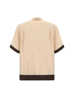 DOLCE & GABBANA Elegant Tortora Silk Shirt for Men