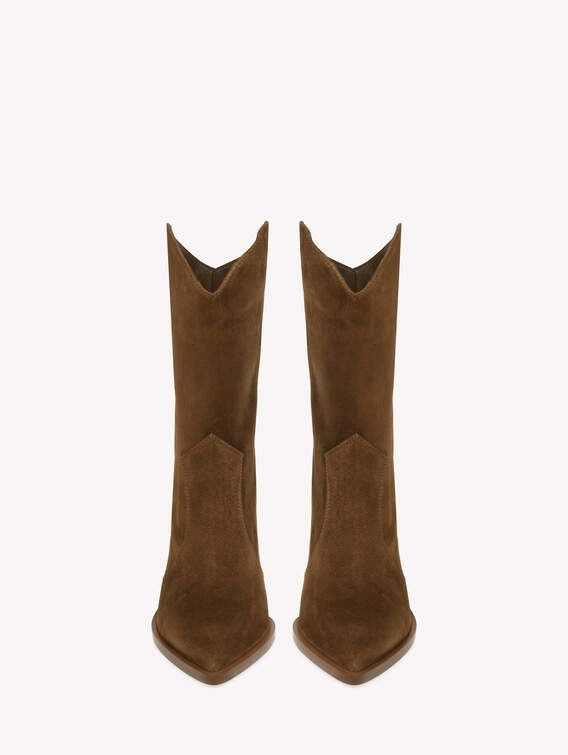 GIANVITO ROSSI Women's Texas Suede Boots for FW23