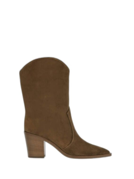 GIANVITO ROSSI Women's Texas Suede Boots for FW23