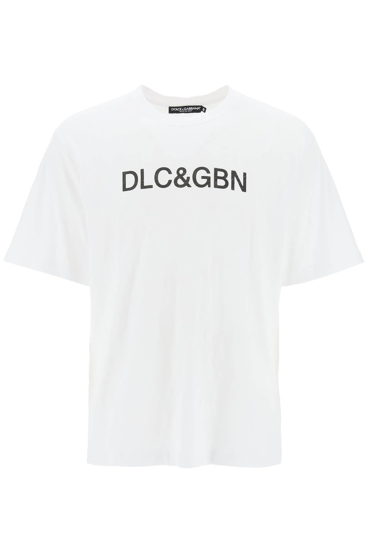 DOLCE & GABBANA Classic White Cotton Crew-Neck T-Shirt for Men - Perfect for SS24